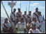 The winning Jersey crew in New York