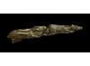 Two reindeers carved into a mammoth tusk to look as though they are swimming. © Trustees of the British Museum