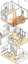 click on a room