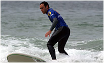 Aled in the Newquay surf