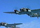Photograph showing two Luftwaffe planes