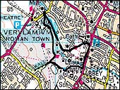 map of the walk
