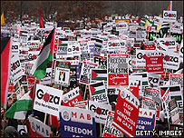 Protesto em Londres
