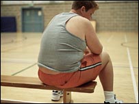Overweight boy
