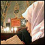 Muslimka v mešitě