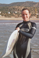 antje with board