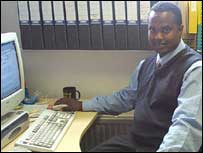 Hashim at work