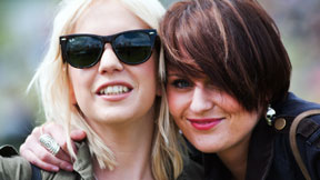 smiley crowd