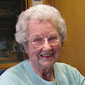 Minnie Johnstone in the Radio Ulster studio
