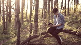 reading in the...