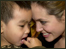 Angelina Jolie and her adopted son Maddox
