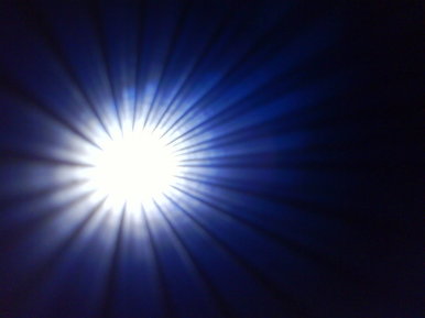 Blue sun