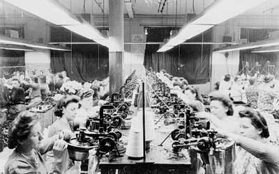 Sewing room