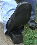 Anne Marie's shoe