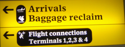 Airport sign