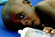 An African orphan