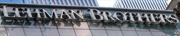 Lehman Brothers sign