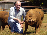 Richard Lutwyche, winner of the Derek Cooper Award