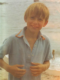Tom Hoblyn as a boy