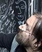 Artist Dan Perjovschi