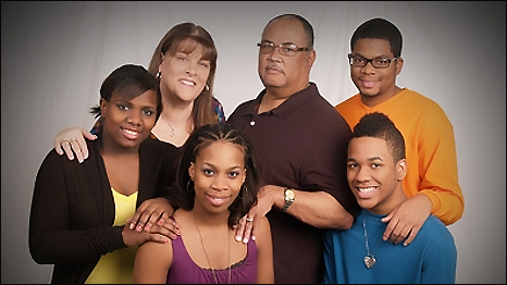 Barbara Harris and family