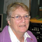 Joan Carson in the BBC Radio Ulster Studio