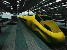 Model of new train