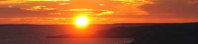 Sunset in Nenetskiy reserve