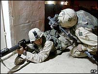 Soldados americanos no Iraque