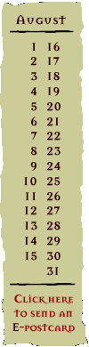 August calendar