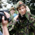 The beret causes problems for Greg's hair. Where are those clippers?