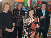 Unveiling the artwork