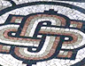 Mosaic cross detail