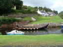 Longship in Corrie Harbour.