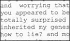 An email from Shirley Porter