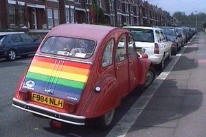 Ella adores her 2CV
