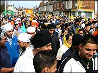 The procession