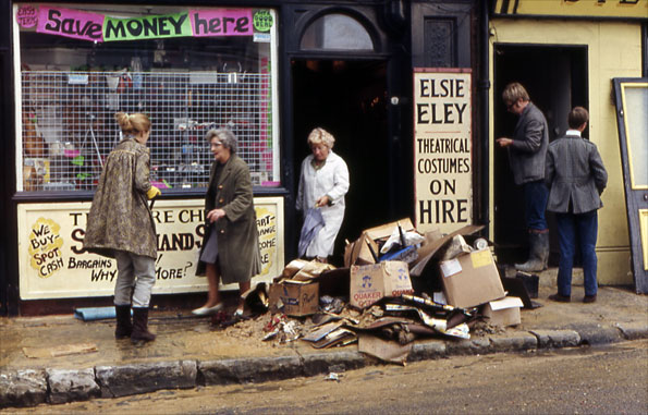 Damaged shops