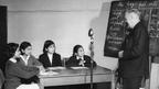 F.G. French teaching a group of Indian girls in the studio