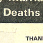 John's father Patrick's obituary notice - Strabane Weekly News September 1981...