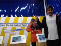 Ravishaan at Ice Station Antarctica