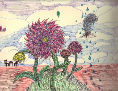 Alien flower land