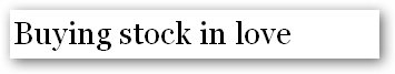 Salon headline