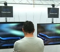 Watching 3DTV in the BBC's Blue Room