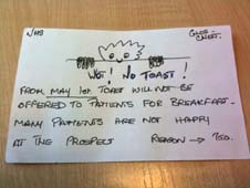 Toast post card