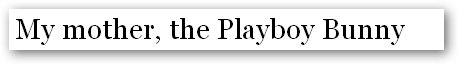 Salon headline