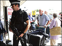 Policia kontrollon aeroportet