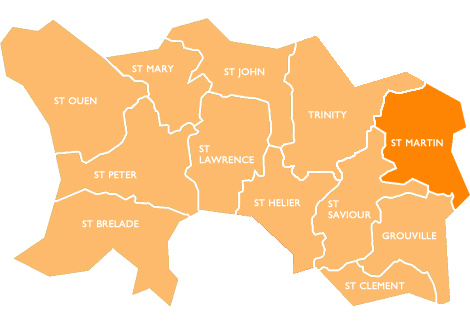 St Martin Map