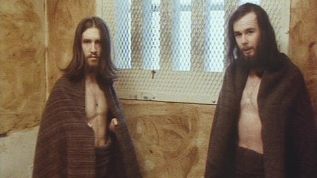 Republican prisoners Hugh Rooney and Freddie Toal 'on the blanket' in their fouled cell
