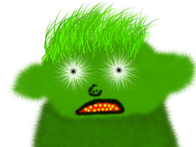 Unhappy alien